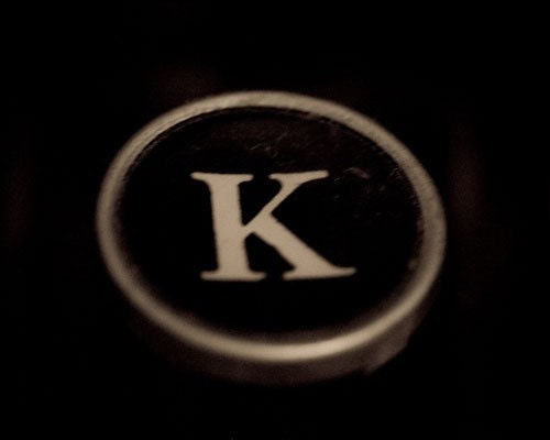 Custom Photography 4x6 Photo of the Letter K (all letters available)