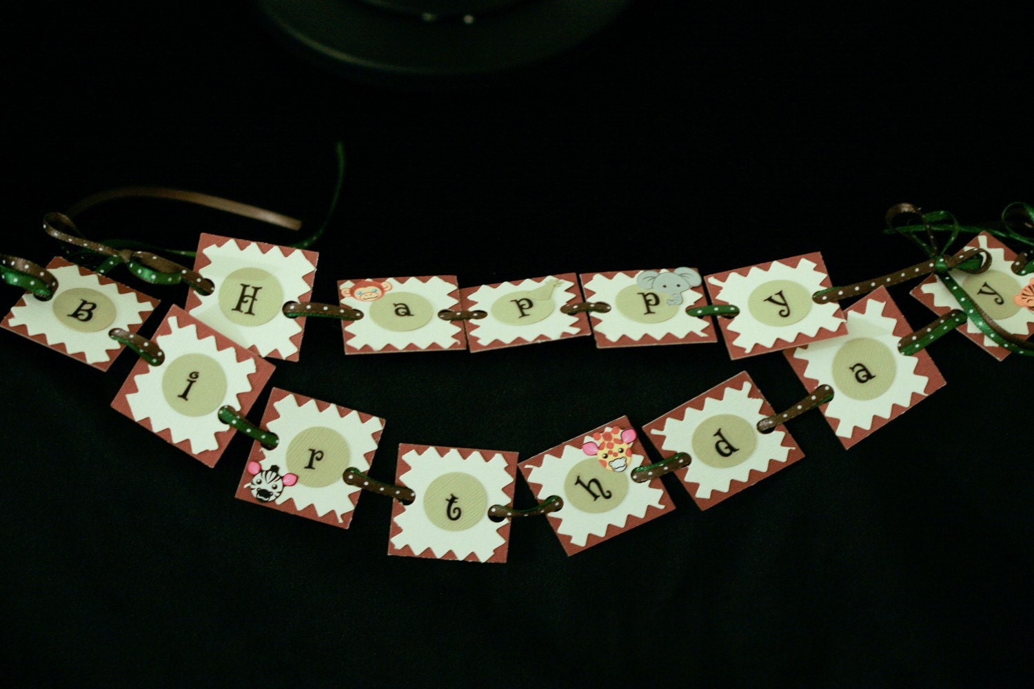 Mini Cake banner Zoo Animals (Custom orders welcomed)