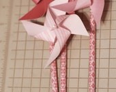 Pencil Favors 6 Mini Spinnable pencil Pinwheels (Custom order welcomed)