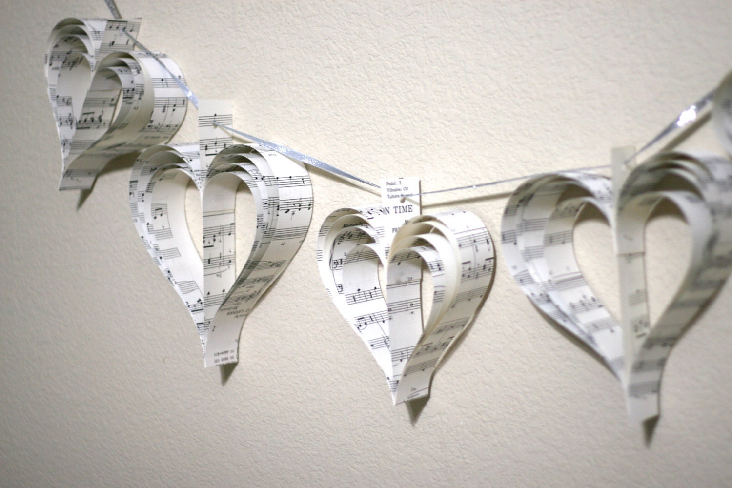 Wedding Garland Paper Heart Garland (Custom orders welcomed)