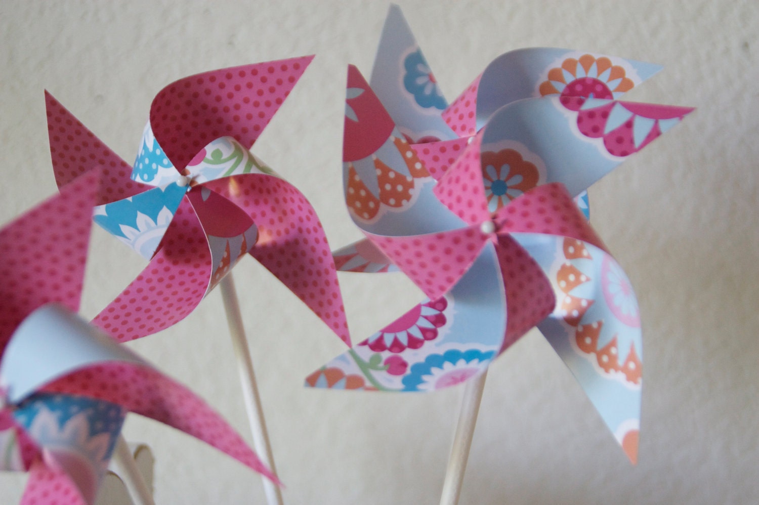 Favors 12 Mini Pinwheels (Custom orders welcomed)