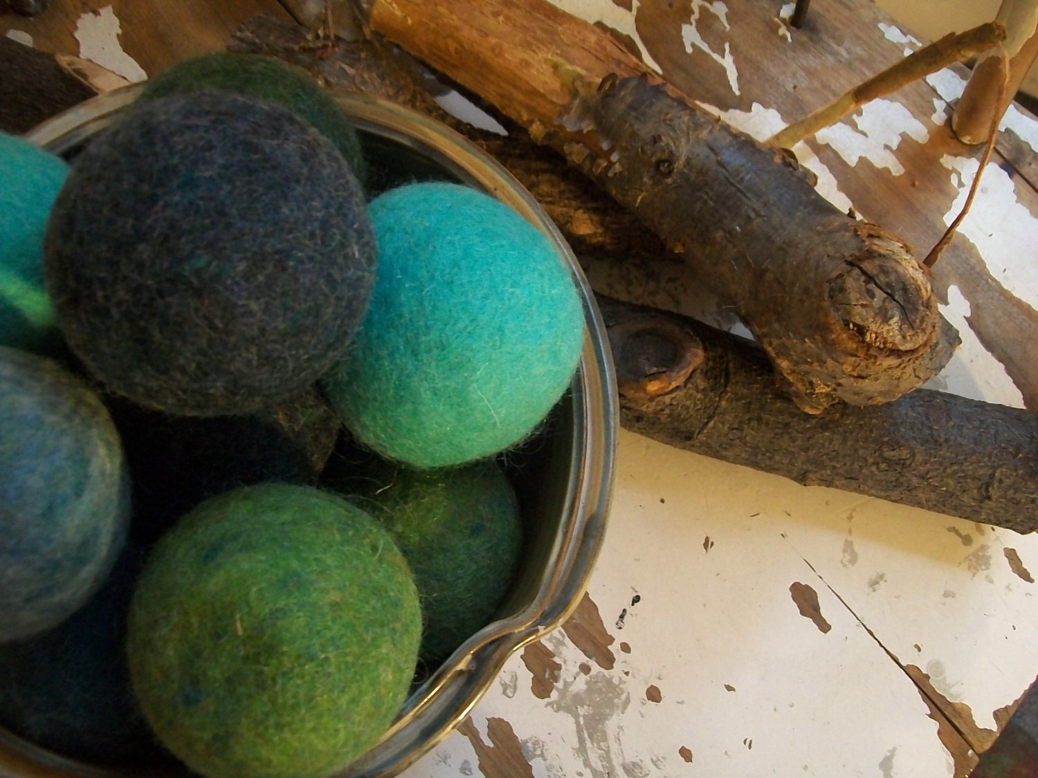 Wool Dryer Balls, set of 6