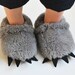 Baby Wolf Slippers - Toddler