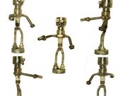 SALE Robot Spark Plug Metal Sculpture Re Purposed Battle Bot
