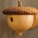 Woodland Acorn Birdhouse - Rustic Little Birdhouse - Bird Lover Gift
