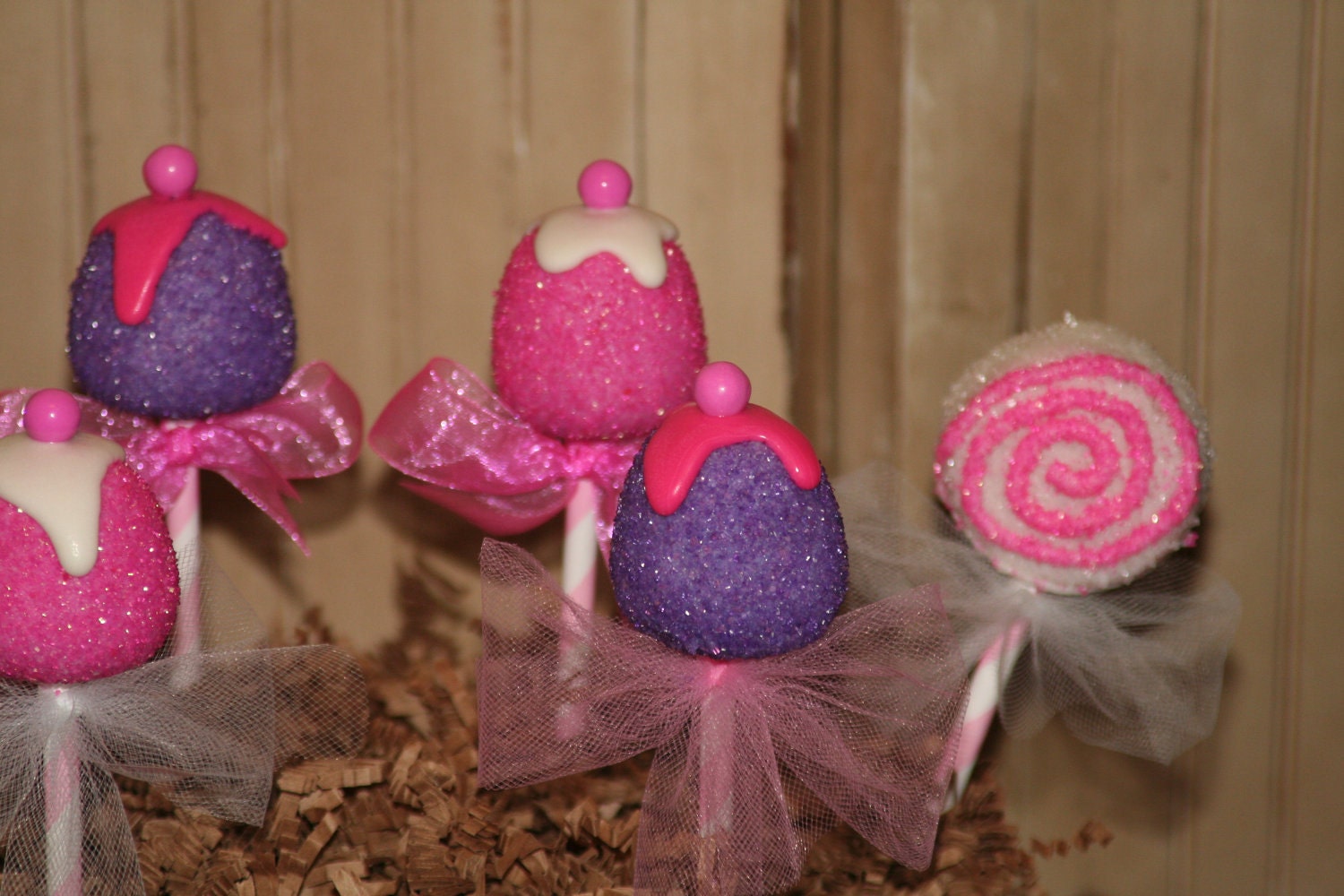 Mom's Killer Cakes & Cookies Lollipops and Gumdrops Vintage Style Candy Shaped Cake Pops FIRST On Etsy Southern Living Featured Shop