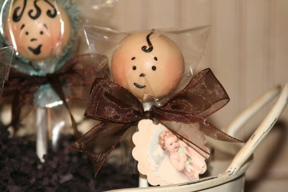 Mom's Killer Cakes & Cookies Own Sweet Baby Pixie Pop Brand NEW STYLE Baby Boy and Girl Cake Pops Il_570xn