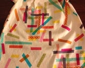 Adorable Washi Tape Dress---Many Sizes