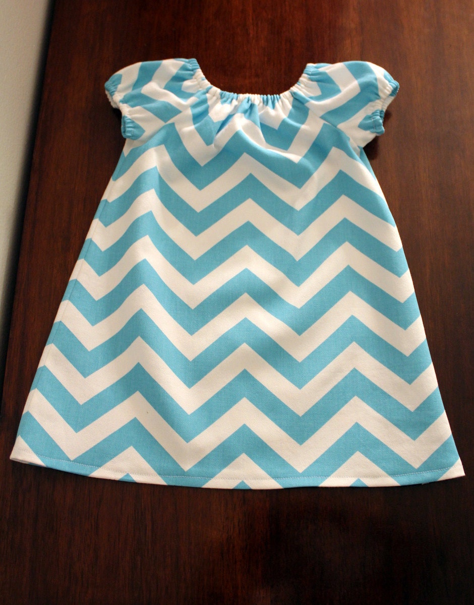 Chevron Stripe Infant Dress Size-Many Sizes
