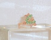 Pastel Crystal Beaded Ring
