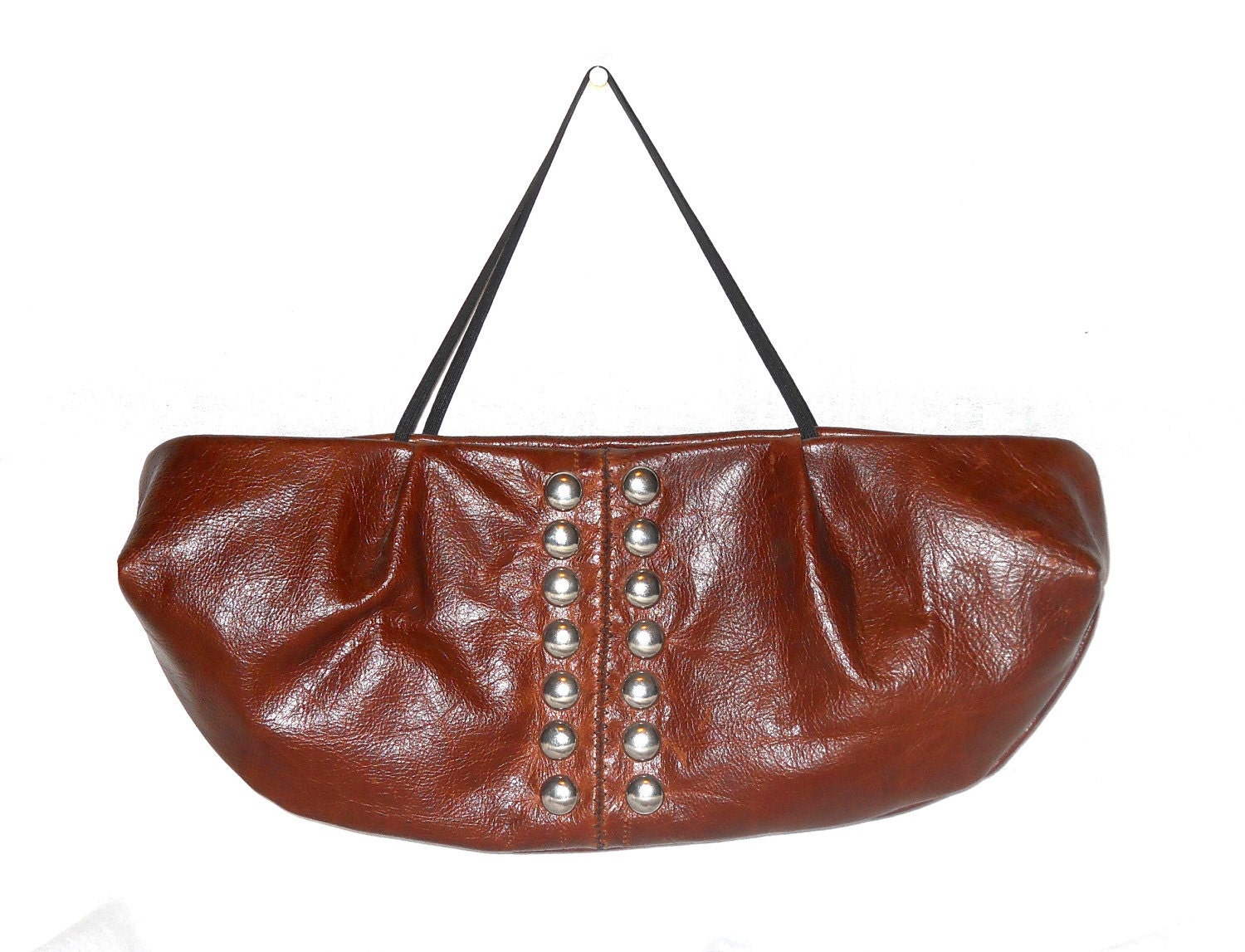 Brown Leather Pygmy Clutch