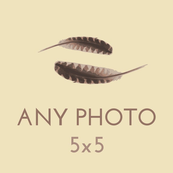 Any Square Photograph as 5x5 Print