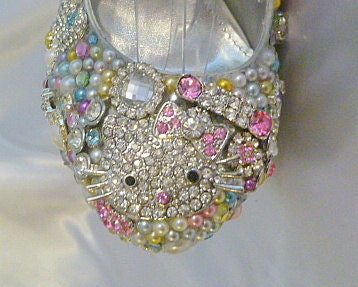 Cinderella's Wish with pastel touches and jewelled ankle strap with bow