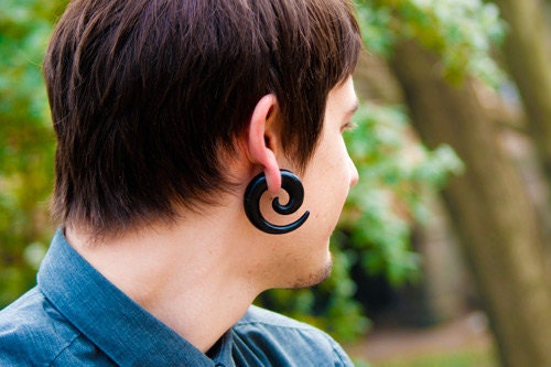 Exotic Wood Spirals 0g (8 mm), 00g (10 mm), 1/2" (12 mm)