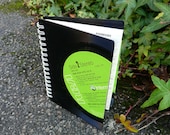 Address Book 1970s Pop Music Recycled Vintage Vinyl Record