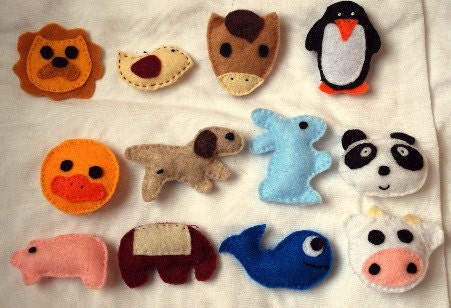 Animal Felt Magnets - Free Shipping