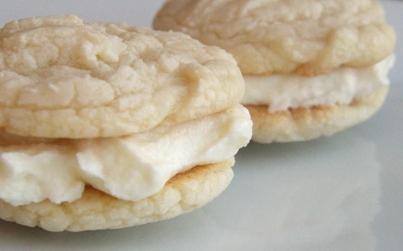 Wishful White Velvet Buttercreme Cookie-Wiches-1 Dozen