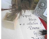 CUSTOM 5 verse poem, personalized specially,  feature, emailed or calligraphied on handmade paper