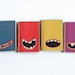 SET OF 2 : Kraft Paper & Saddled Stitched Notebooks - Blue Monster
