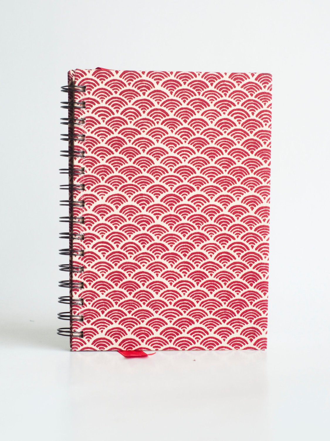 All Year Round Timeless Journal (Self filled dates, months & years, fabric wrapped) - Japanese Wave
