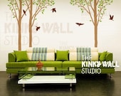 Vinyl Wall Decal Wall Sticker - Cinnamon Tree decal - kk106
