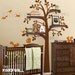 Children Wall Decal Wall Sticker -Shelf Tree Wall Decal Nursery Decal- KK125
