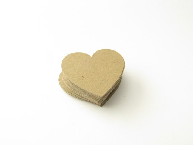 1 in Kraft Paper Hearts, Mini heart confetti