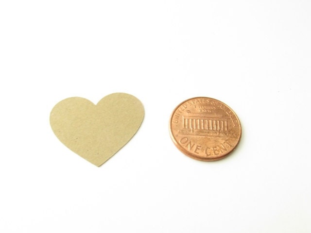 1 in Kraft Paper Hearts, Mini heart confetti