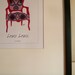 PRINT Wall Art Chair, Louis XV Chair Art PRINT, Illustration Paris Wall Art Poster, French Art Print