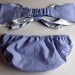 seer sucker bow bandeau set -made to order