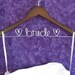 SALE - Personalized Bride Hanger - Unique Bridal Shower or Bridesmaid Gift - Custom Wedding Dress Hanger - Available in Walnut or Maple Wood
