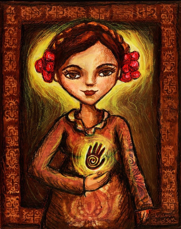 Healing Path-8x10 Art Print with white border