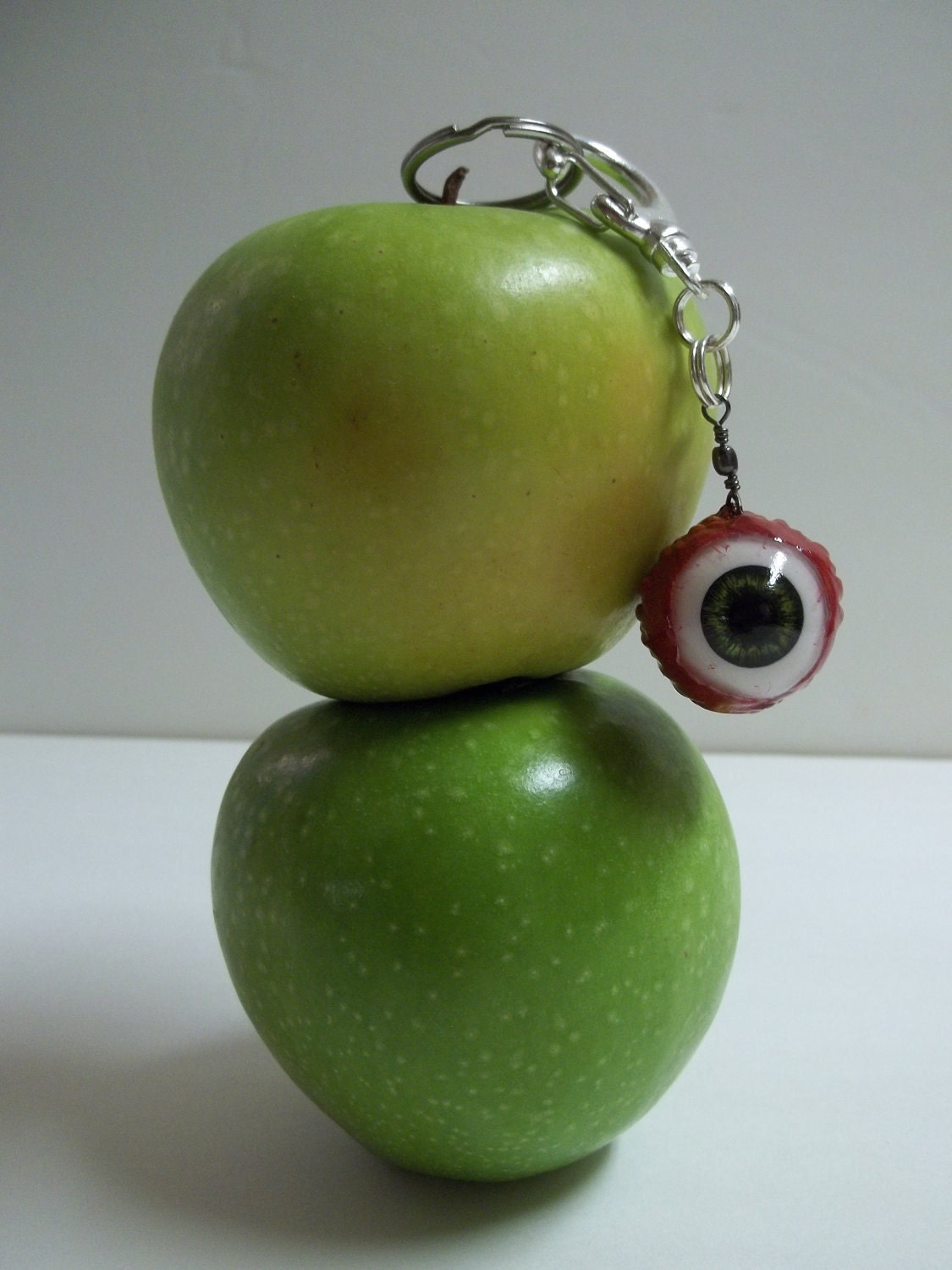 Real looking eyeball keychain or bag or purse charm