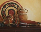 Limited Edition Giclee Print  " African Containers"
