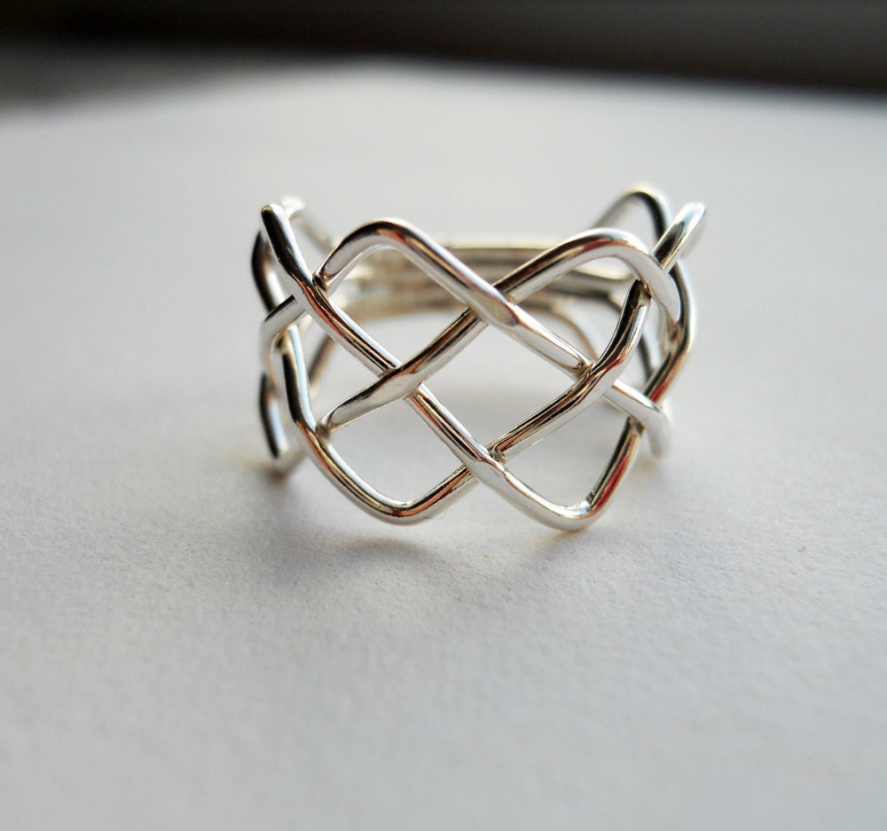 Braid Ring 925 Sterling Silver