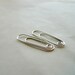 Paper Clip Earrings 925 Sterling Silver