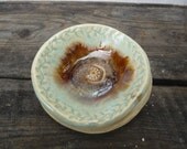 Ceramic Trinket Dishes // Pottery Ring Holders - Set of 2