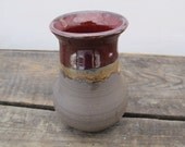 Ceramic Bud Vase // Handmade Pottery Vase // Pencil Caddy