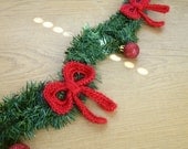 Bow Crochet Applique Pattern tutorial PDF ebook beginner how to DIY - make them for Christmas