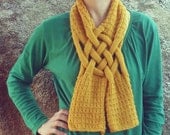 Knit Scarf PDF Pattern - Weave PDF ebook how to easy Knit Pattern - Woman Fashion Winter Accessory pattern