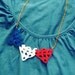 Crochet Pattern Pennant or a necklace, or even a crochet applique with same technique - pdf ebook crochet pattern Granny Chic