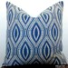 Waverly Carino Pillow Cover Azure