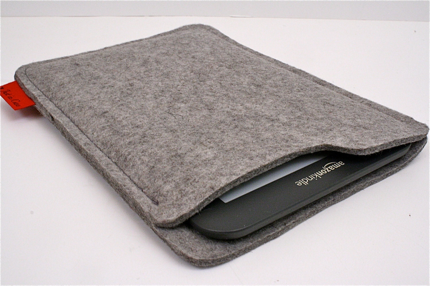 Kindle, Kindle 3, Kindle Fire Wool Felt Case in Granite