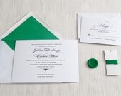 Elegant Black and White Invitation (sample)