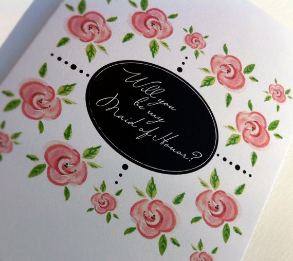 Will you be my Maid of Honor Card