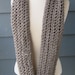 JACKIE - Chunky Infinity Scarf, Cowl, Neckwarmer - Greybeard