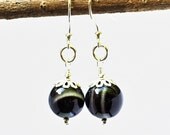 Botswana Agate Dangle Earrings