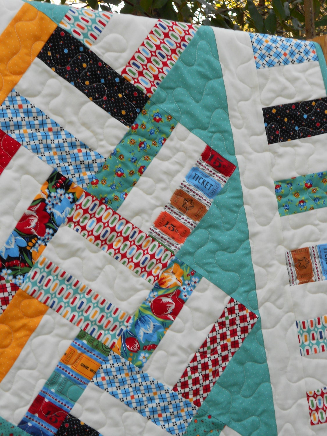 25% Off Coupon Code - Jelly Roll Quilt Pattern : Pickup Sticks - Baby and Throw Sizes - QUICK & EASY