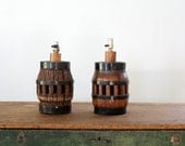 Wagon Wheel Lamps // Wood Table Lamps