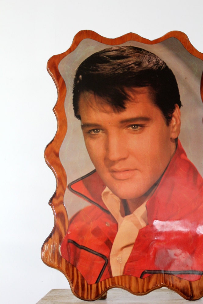 Elvis Wall Hanging // 70s Elvis Art